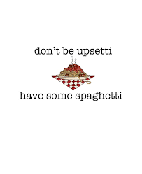 Don T Be Upsetti Have Some Spaghetti Ipad Case Skin By Clanders002 Redbubble