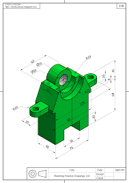 Pin By Nam Vương On 3d Modeling Practice Technical Drawing Autocad Isometric Drawing Interesting Drawings