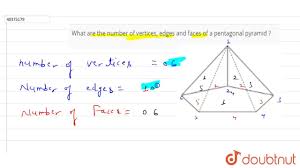 Enter the type of pyramid and one value and choose the number of decimal places. Water The Number Of Vertices Edges And Faces Of A Pentagonal Pyra