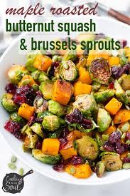 Butternut Squash And Brussels Sprouts Salad Recipe Brussel Sprout Salad Sprout Recipes Autumn Salad