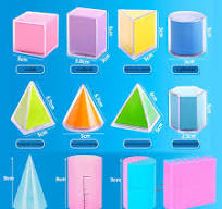 Amazon.com: EXBEPE 3D Geométrico Sólidos Formas Geométricas 8 Formas  Sólidas y 1 Cilindro Cono Volumen Superficie Área Demonstrador Set Ayudas  ...