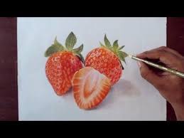 Drawing Strawberry Prismacolor Pencils Fruits Drawing Prismacolor Pencils Colored Pencil Tutorial