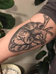 Anatomical Heart By Brando Umphlet At Bad Cat Tattoo In Rapid City Sd Tattoos