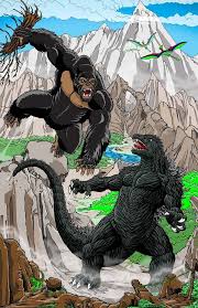 Godzilla kong king ghidorah rodan mothra mutos skullcrawlers. Godzilla Vs Kong Wallpaper Wallpaper Sun