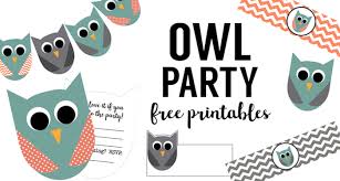 These adorable crochet baby owls will make a lovely decoration for your home or parties, and a nice handmade gift for friends. Free Owl Party Printables Paper Trail Design