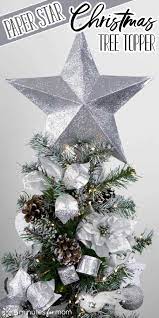 3d Paper Star Christmas Tree Topper Christmas Tree Toppers Holiday Crafts Diy Christmas Tree Painting