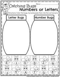 Spring Preschool Worksheets Letter Or Number Sort Spring Worksheets Preschool Preschool Worksheets Preschool Lessons