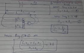 Draw A Circuit Diagram To Compare The Emfs Of Two Primary Cells Derive The Formual Used How Can The Brainly In
