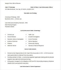 Resume sample of a chief marketing officer (cmo) with over 20. Police Officer Resume Examples