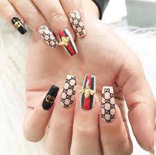 Gucci Nails Gucci Nails Long Acrylic Nails Pretty Acrylic Nails