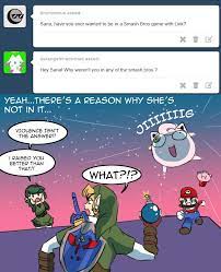 Ask Link And Saria Super Smash Bros Brawl Smash Bros Funny Games