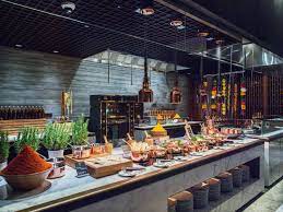 Bistro Kitchen Buffet Restaurant Buffet Decor