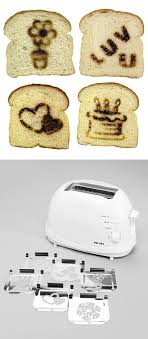 This Toaster Makes Fun Pictures On Your Toast Product Design Kitchen Gadgets Kitchen Must Haves Toaster
