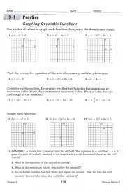 The worksheet is an assortment of. 32 Graphing Quadratic Functions Worksheet Answers Algebra 1 Worksheet Project List