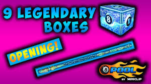 54 standard cues, 32 premium cues and 60 standard cues available. 8 Ball Pool 9 Legendary Boxes Opening Kraken Legendary Cue Youtube