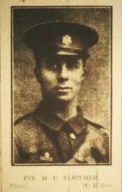 Chatteris WW1 Soldier Harold Clarke Fletcher Report of Funeral,  Cambridgeshire Times, August 6th 1915