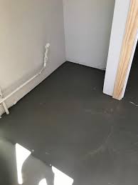 Applying Self Leveling Compound To Prep The Flooring Install Floor Installation Home Remodeling Condo Remodel