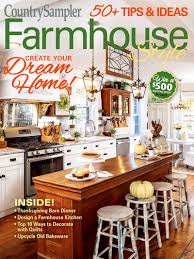 It's 116 pages of makeover mania! Craft Farmhouse Style Country Sampler Farmhouse Style Autumn 2019