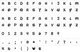 Another good site for getting free disney fonts is dafont.com. Waltograph Disney Font 1001 Free Fonts
