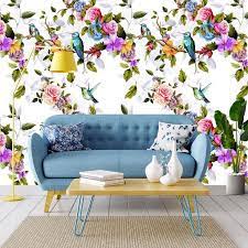 Buy Birds And Tree Wallpaper Online Usa Interior Wall Design Creative Wall Decor Tree Wallpaper