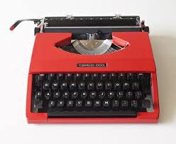 Ongerepte Torpedo Idool Draagbare Schrijfmachine Rood Etsy Vintage Typewriters Typewriter Vintage