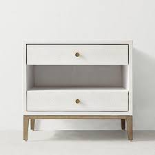 Page 3 | wake up to a new nightstand tomorrow by visiting us at totallyfurniture.com. Ivory Shagreen Embossed Brass Nightstand