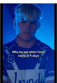 Why be sad??? #sad #nrl #footy #bulldogs #nrlbulldogs #starts  #jackunderhill #why #whybesad