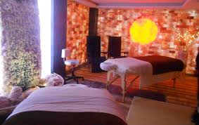 Couple Massage In The Main Salt Room Couple Room Massage Studio Salt Room