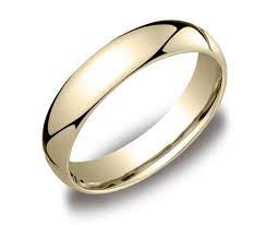 14k Yellow Gold 5mm Comfort Fit Men S Wedding Band 350 00 Mens Wedding Rings Gold Mens Wedding Bands Mens Wedding Rings