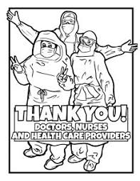 Thank you military coloring pages. Essential Workers Coloring Pages Water Education Group