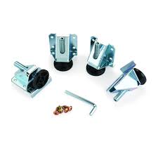 Woodriver Heavy Duty Leg Levelers Small Foot 4 Pack Adjustable Legs Dust Collection Legs