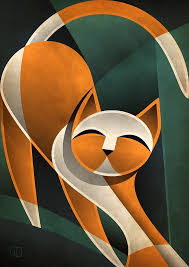Helen Warlow On Twitter In 2020 Cat Art Illustration Cubist Art Cat Painting