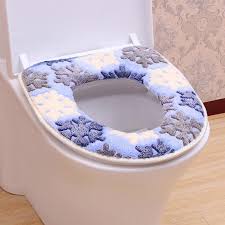 Наклейка на сиденье унитаза aliexpress soft comfortable artificial fiber washable bathroom toilet seat cover mat lid closestool cloth. 1pc Bathroom Warmer Washable Cloth Toilet Seat Cover Buy At A Low Prices On Joom E Commerce Platform