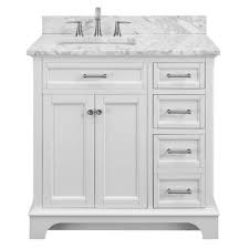 Ralph 42 white vanity power bar with usb port; Allen Roth Roveland 36 In White Undermount Single Sink Bathroom Vanity With Natural Carrara Marble Top Lowes Com White Vanity Bathroom Bathroom Sink Vanity Single Sink Bathroom Vanity