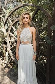 Lace gives the fabric an expressive texture, creating a most refined look. Inbal Raviv 2017 Wedding Dresses Bohemian Wedding Gowns