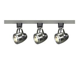 Satco Led Pinch Back Brushed Nickel Track Light Fixture 3 Pack Kits 866 637 1530