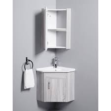 Il existe différents types de meuble wc, comme nous allons le voir. Meuble Suspendu Ceruse Blanc Corner Lave Main D Angle Rue Du Bain