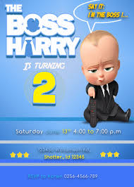 The Boss Baby Birthday Invitation Oscarsitosroom Baby Birthday Invitations Birthday Invitations Kids Boss Baby