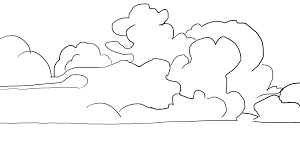 Il tombe de la pluie de ce nuage. Comment Dessiner Les Nuages Blog Dessindigo