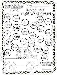 Sight Word Dauber Printables Pre Primer Edition 40 Pages Of Fun Engag Sight Words Kindergarten Popcorn Words Kindergarten Kindergarten Worksheets Printable