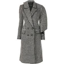 Black And White Houndstooth Coat Women S Burberry Houndstooth Coat 3 550 Liked On Polyvore Featuring Outerwear Coats Black Burberry Houndstooth Coats Burberry C Houndstooth Coat Coat Fashion