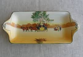 Very Rare Antique Royal Doulton Coaching Days Five Etsy Royal Doulton Rare Antique Dessert Set