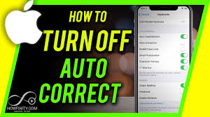 How To Turn Off Autocorrect On Iphone Or Ipad Youtube
