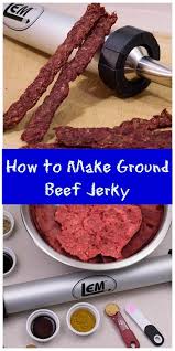 Homemade ground beef jerky is easy and economical. How To Make Ground Beef Jerky Jerkyholic