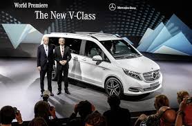 World Premiere Of The New Mercedes Benz V Class Mercedes Minivan Mercedes Benz Vans Mercedes Benz