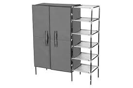 Looking for 5 tier rack. 25 Pairs 5 Tier Metal Shoe Rack Cabinet Stackable Shelf Shoe Storage Organizer 2 Rows Kogan Com