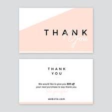 Abstract Thank You Card Easil Thank You Card Design Graphic Design Business Card Gift Card Design