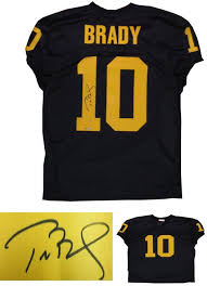 Find tom brady nfl at nike.com. Tom Brady Signed Michigan Jersey From Powers Autographs Michigan Sports Michigan Football Jersey