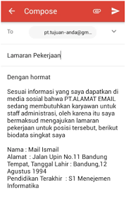Bagi pencari kerja ayo semangat ngelamar lewat email. Cara Mengirim Surat Lamaran Kerja Lewat Email