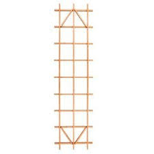 Outdoor Essentials 90 In Wood Ladder Trellis 309169 The Home Depot Ladder Trellis Wooden Trellis Trellis